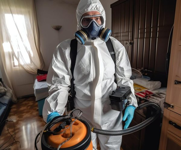 Cockroach control team
